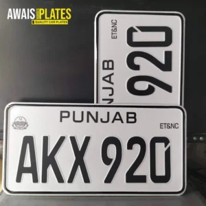 Punjab New Style Number Plate