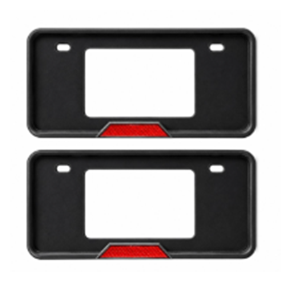 Number Plate Plastic Frame